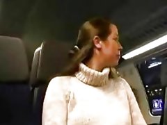 Blowjob op de trein