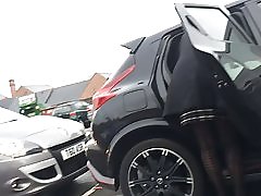 Co op parkeerplaats milf warme benen